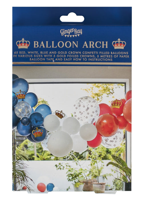 Coronation Party Balloon Arch Kit