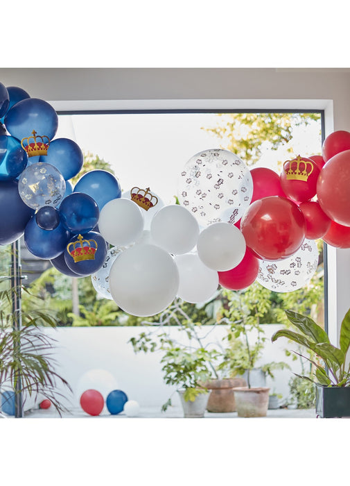 Coronation Party Balloon Arch Kit