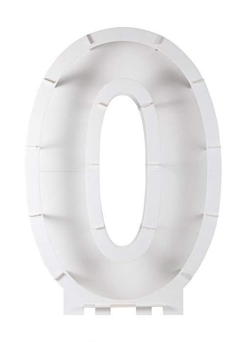 Balloon Mosaic Number 0 Stand