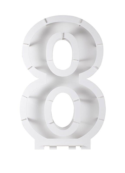 Balloon Mosaic Number 8 Stand