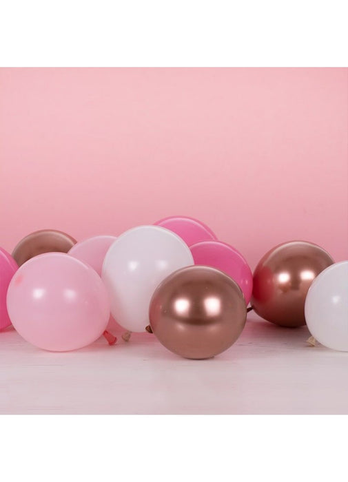 Rose Gold & Blush 5 Inch Latex Balloons 40pk
