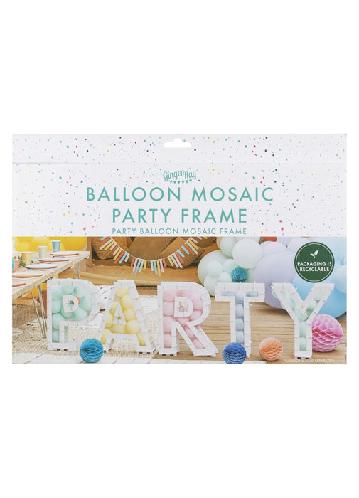 Balloon Mosaic Party Frame